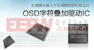 单路模拟OSD方案