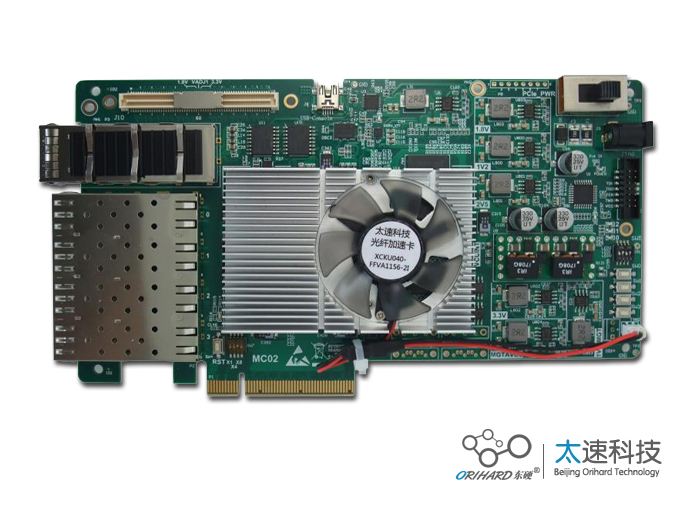 416-基于Kintex Ultrasacle的万兆网络光纤 PCIe加速卡