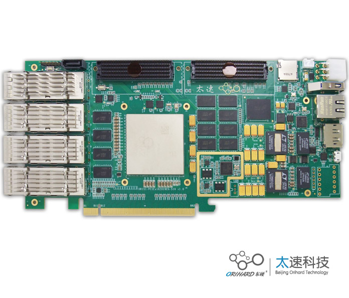 高速信号处理板卡设计原理图：519-基于ZU19EG的4路100G光纤的PCIe 加速计算卡