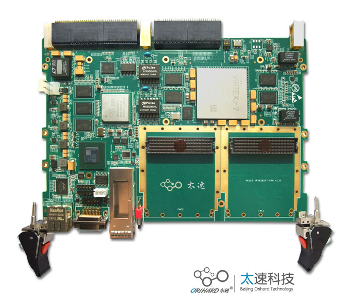 VPX信号处理卡设计资料：9-基于DSP TMS320C6678+FPGA XC7V690T的6U 