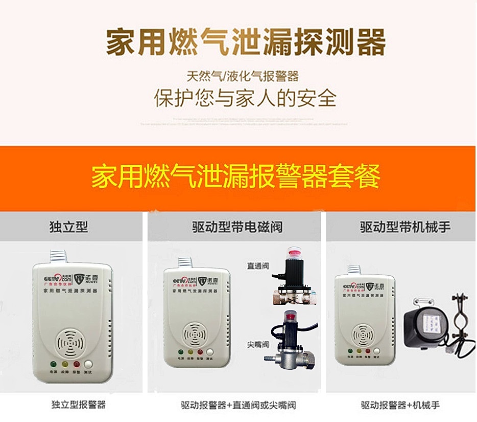 厨房燃气报警器规格类型