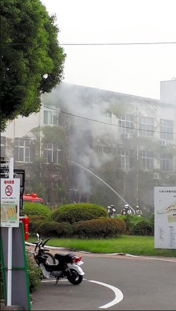 日本九州大学突发大火一看就知道没有安装智慧消防物联网