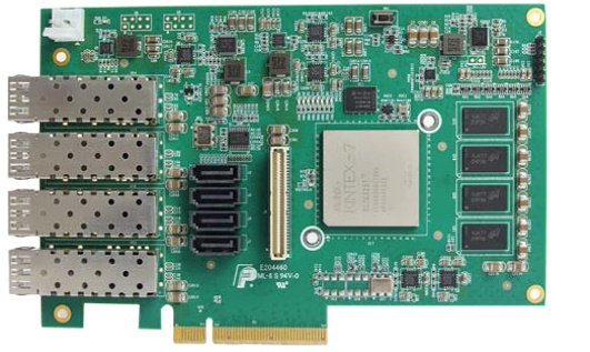 基于XC7K325T光纤传输PCIE光纤卡、4路光纤卡