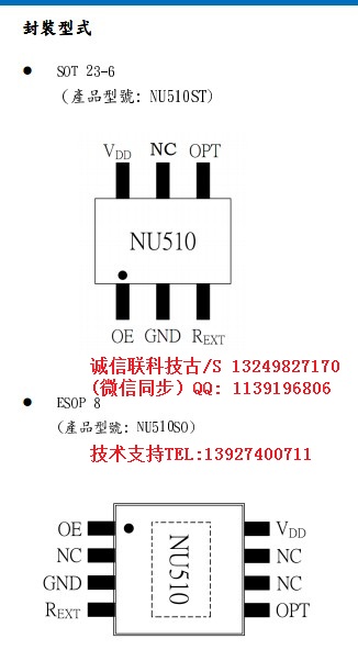线性低压恒流ICNU510双色温调光及流星灯（汽车转向灯）应用