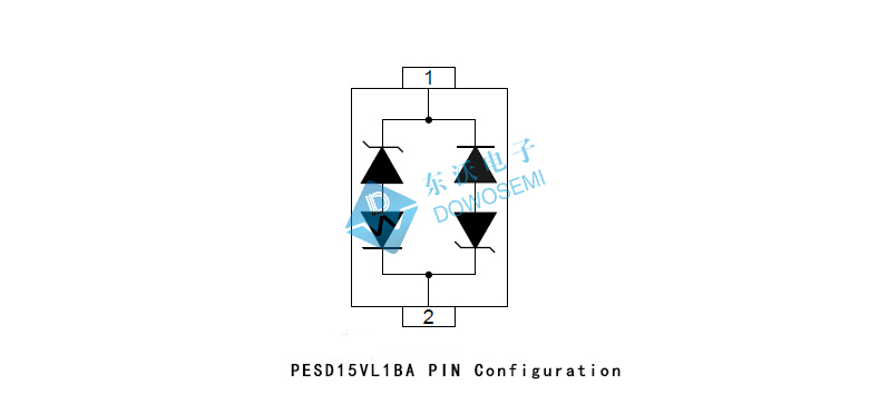 ESD保护器件 PESD15VL1BA 厂家东沃 现货直供