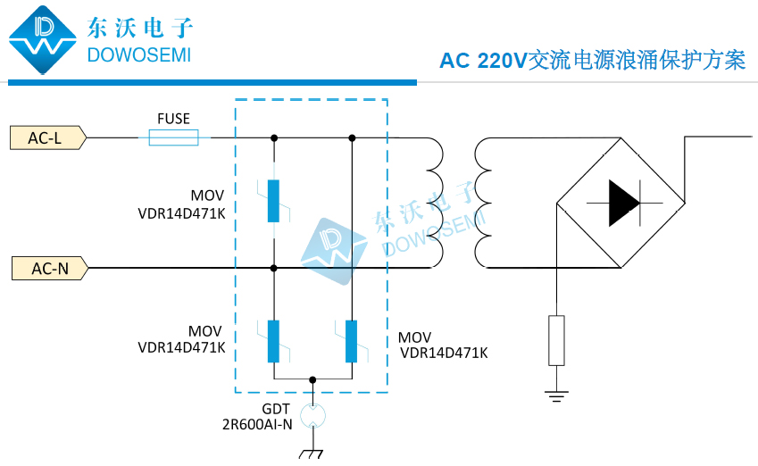 2R600AI-N陶瓷气体放电管，220V交流电源浪涌保护专用元器件