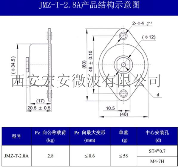 西安宏安螺旋仪器电台隔振减震-JMZ-T-2.8A摩擦阻尼隔振器