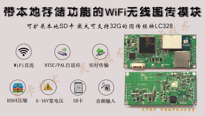 WiFi 无线视频图传模块方案