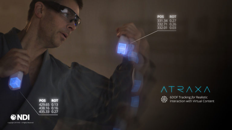 NDI Atraxa 6DOF电磁惯性混合模块支持VR/AR应用