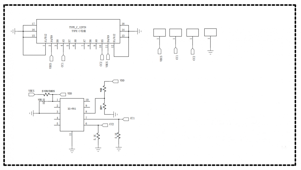 PD、QC诱骗触发芯片，支持5V9V12V15V20V