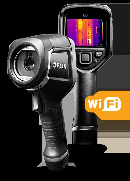 采用MSX®技术且具有Wi-Fi功能的红外热像仪菲利尔/FLIR E8-XT的规格参数