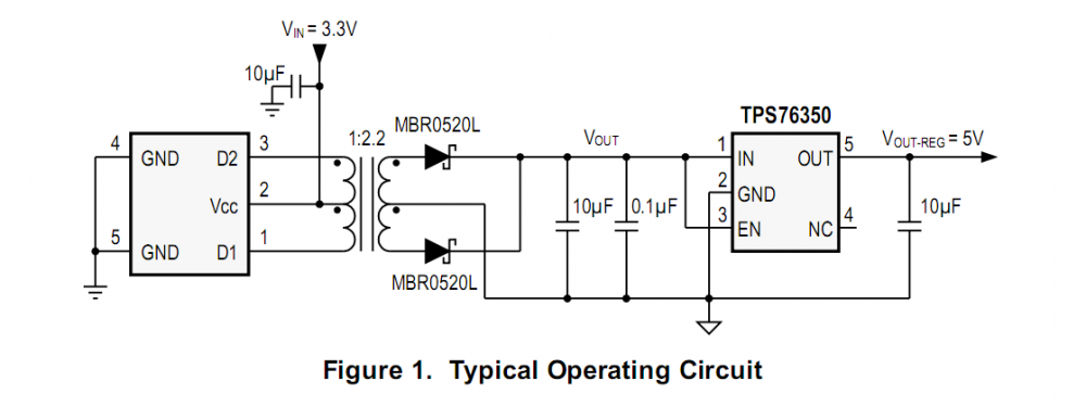 隔离电源变压器驱动器ZCC6501  可替代SN6501