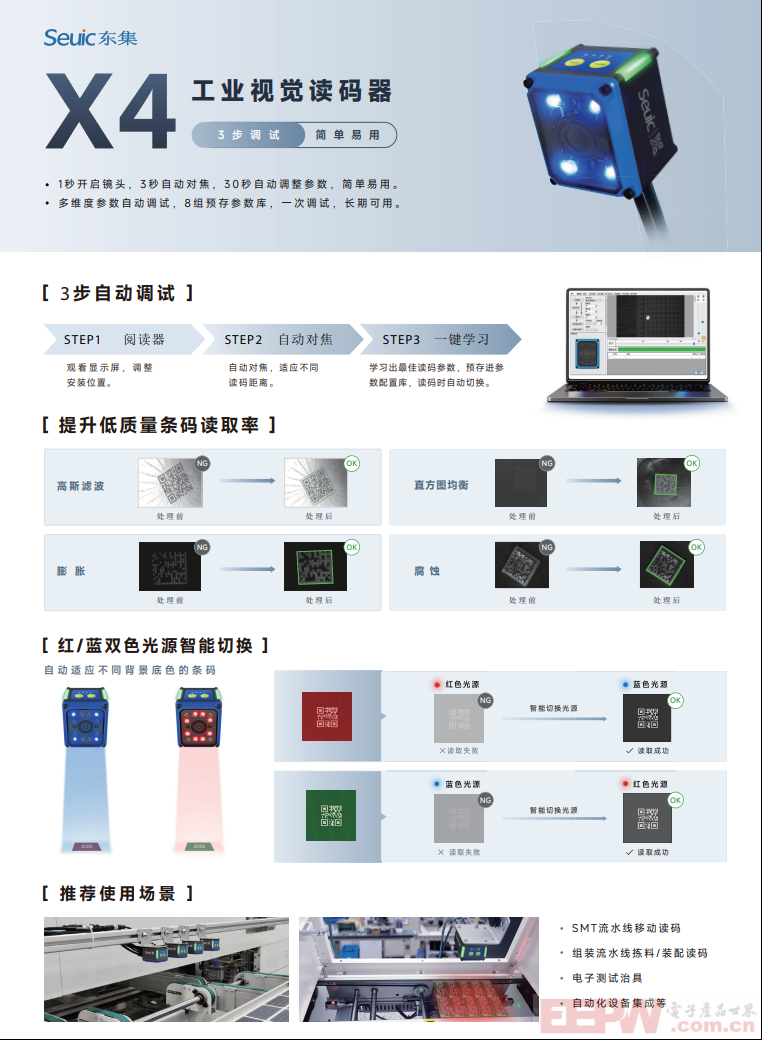 东集X4固定式读码器在制造业流水线智能读码中的解决方案