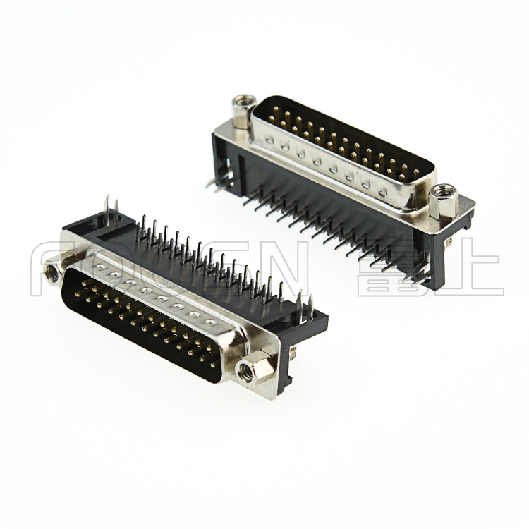 D-SUB 冲针DR 9P/15P/25P/37P 180度插板母头