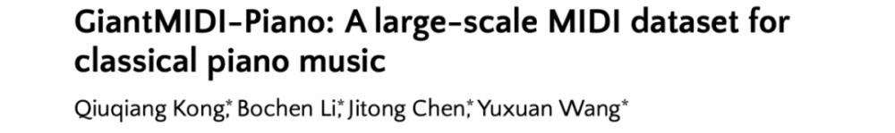 万余首钢琴作品、一千多个小时，字节跳动发布全球最大钢琴MIDI数据集