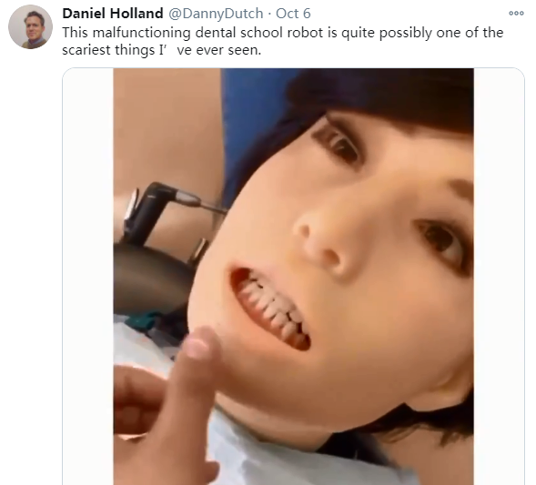 牙医训练机器人到底能有多恐怖？！