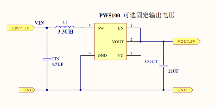 1.5V升5V芯片，1.5V升5V电路图规格书