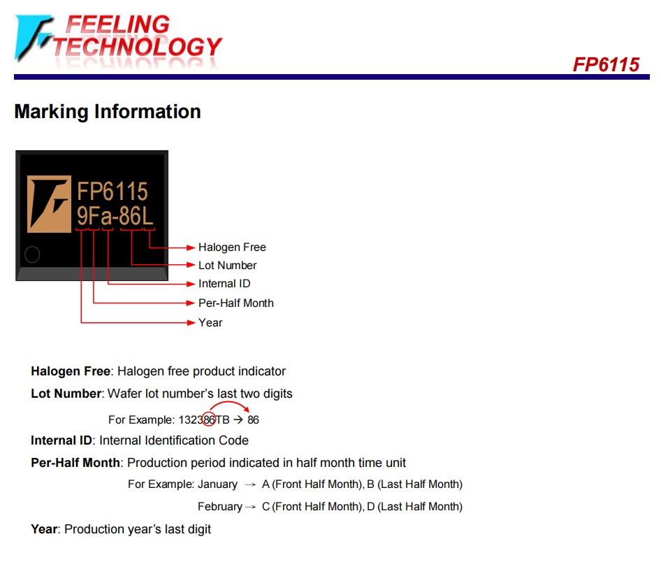 FP6115DR-G1 SOP-8L 340KHz、2A，异步降压调节器