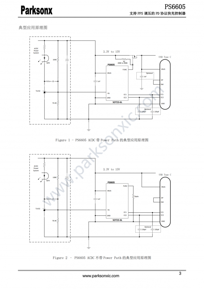 PS6605 PD协议快充控制器概述