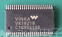 LCD驱动IC VK1621 最大32SEG×4COM兼用市面1621