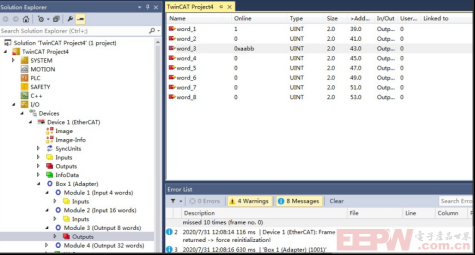 EtherCAT转Modbus网关在modbus侧作为从站实现与倍福plc数据交互1183.png