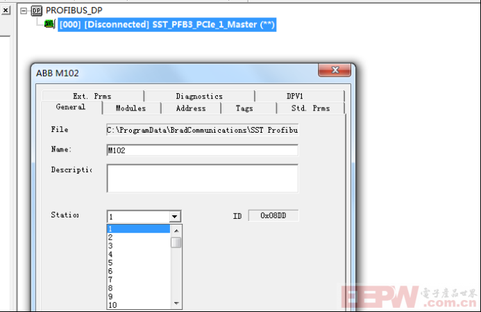 ABB电机保护单元通过Profibus DP主站转Modbus TCP网关实现上位机通讯779.png