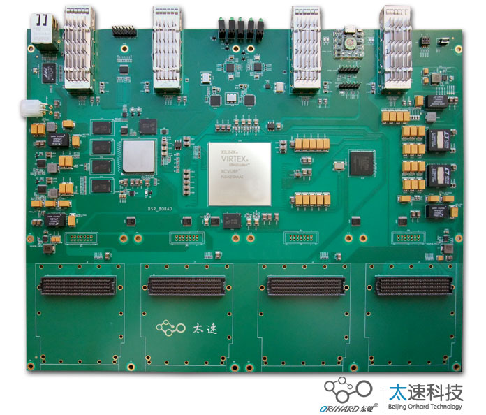 光纤加速卡设计原理图410- 基于XCVU9P+ C6678的100G光纤的加速卡