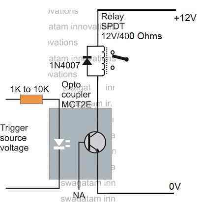 如何通过光耦合器连接继电器