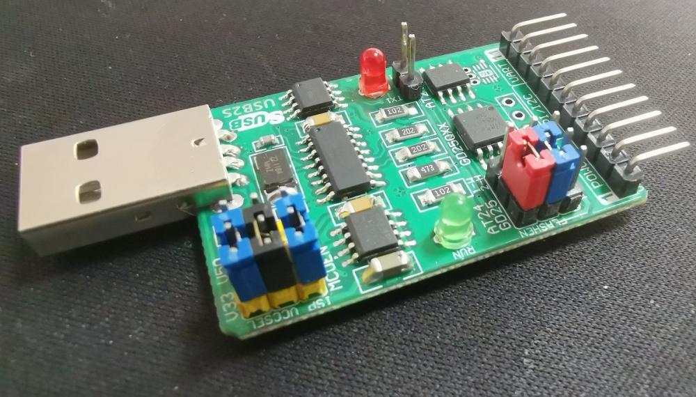 可编程USB转 UART/I2C /SMBusS/SPI/CAN/1 -Wire适配器USB2S  