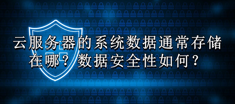 云服务器的系统数据通常存储在哪？数据安全性如何？