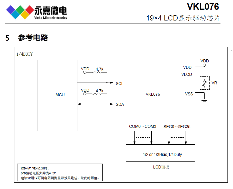 VKL076 SSOP28超低功耗/超省电LCD液晶段码屏显示驱动IC适用于激光/红外线测距仪  原