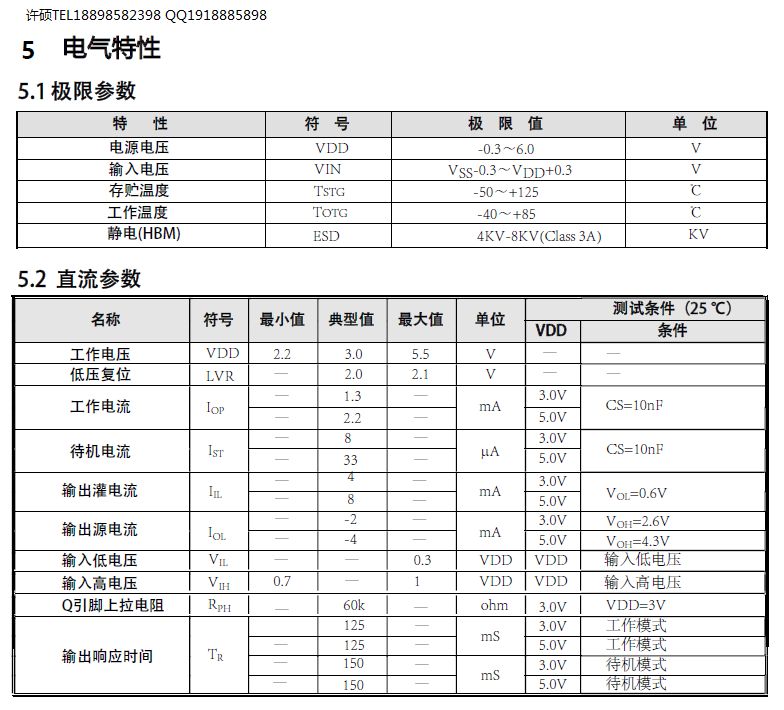 抗干扰水检IC/液位水位检测芯片/6通液位检测IC-VK36W6D SOP16  原厂FAE支持