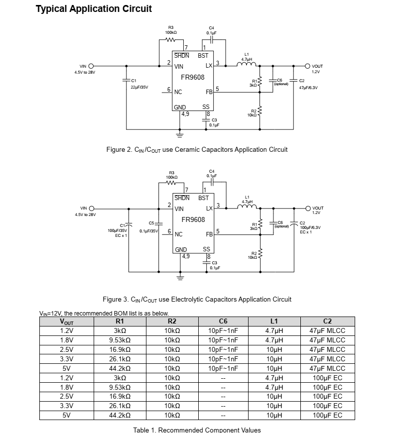 天钰FR9608芯片供应，固定340kHz开关频率，3A输出电流