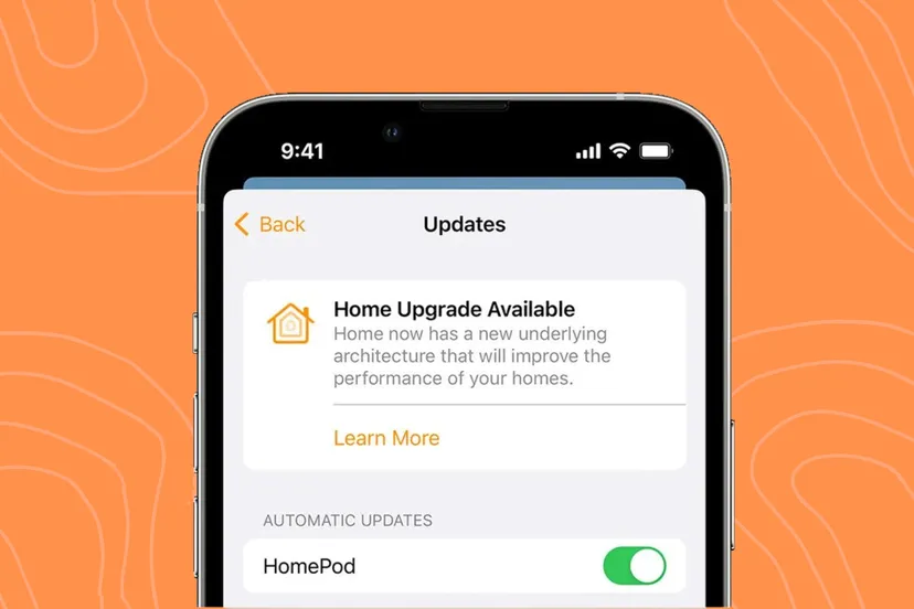 苹果在iOS 16.2中取消了升级到新的HomeKit架构的选项