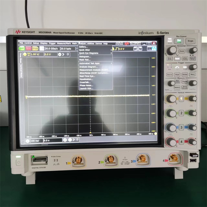 是德KEYSIGHT MSOS804A大屏示波器