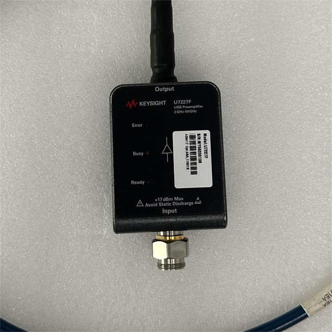 Keysight是德U7227F前置放大器USB，2 至 50 GHz