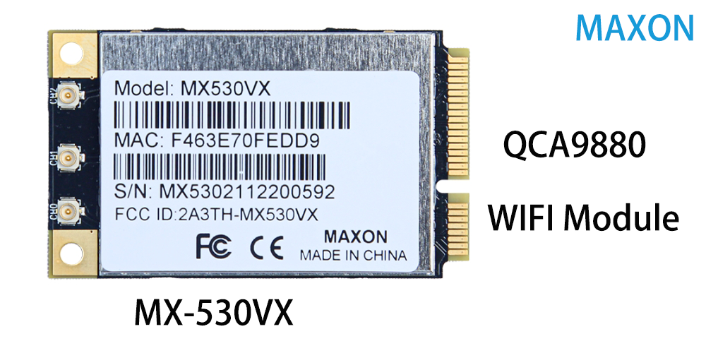 MX530VX Qualcomm Atheros QCA9880 Dual Band 3x3 MIM