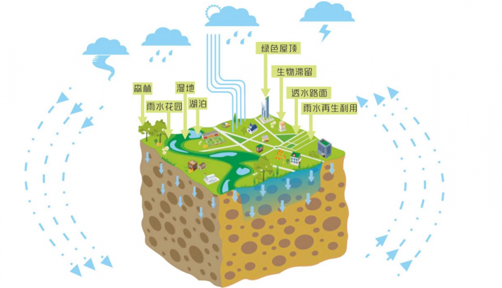 建设海绵城市，助力城市防洪排涝！