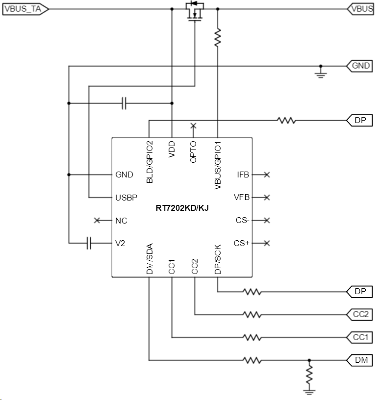 昂科烧录器支持RICHTEK立锜科技的开关电源USB-C/PD控制器RT7202KTGQW