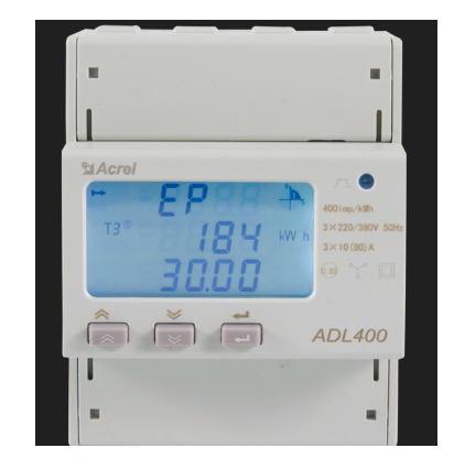 安科瑞智能电表ADL400/C带显示屏485通讯测电流电压功率电能改造