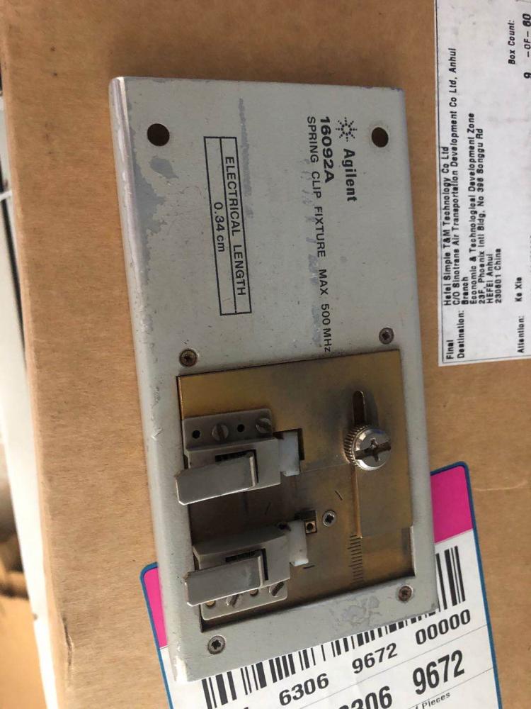 安捷伦Agilent+是德KEYSIGHT 16092测试夹具