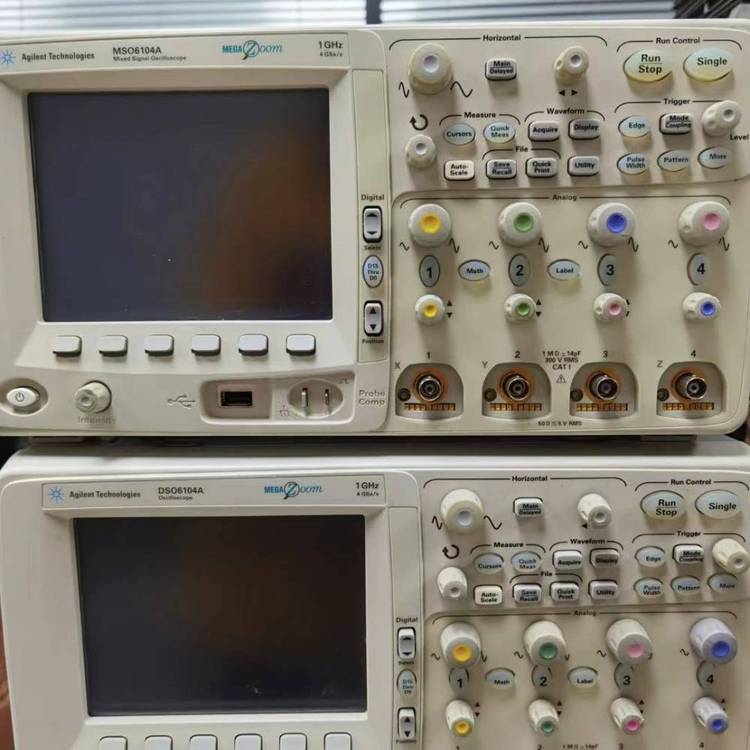 Agilent安捷伦DSO6104A示波器：1 GHz，4 个模拟通道