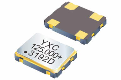 YXC石英振荡器，频点16MHz，工作电压1.8V-3.3V，应用于安防控制