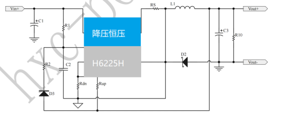 H6225H 12V24V36V48V60V72V100V 降压恒压芯片 仪表/模块供电方案IC 小