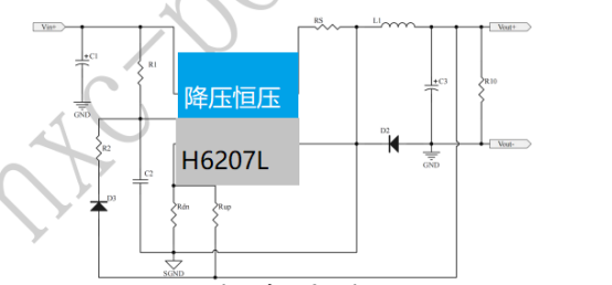 H6207L dcdc100V 降12V 5v/1.5A 恒压电源芯片
