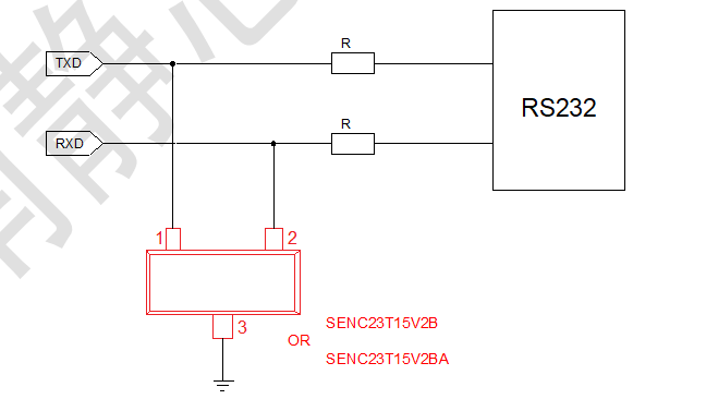 RS-232静电防护方案