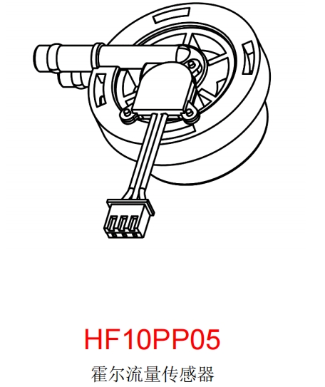 霍尔流量计HF10PP05 咖啡机流量计替代瑞士DIGMESA 意丰 德丰 Defond ODE流量