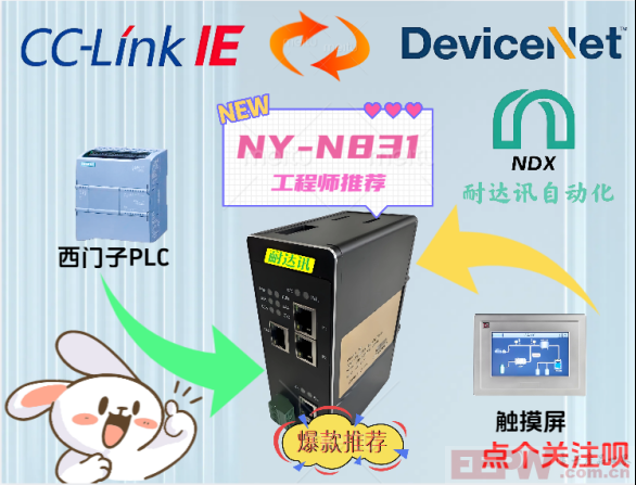 让医疗设备「秒懂人心」：CCLink IE转DeviceNet触控方案全攻略