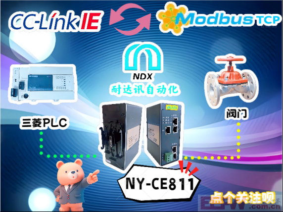 CC-Link IE 转 Modbus TCP，阀门通讯的“双语翻译官”