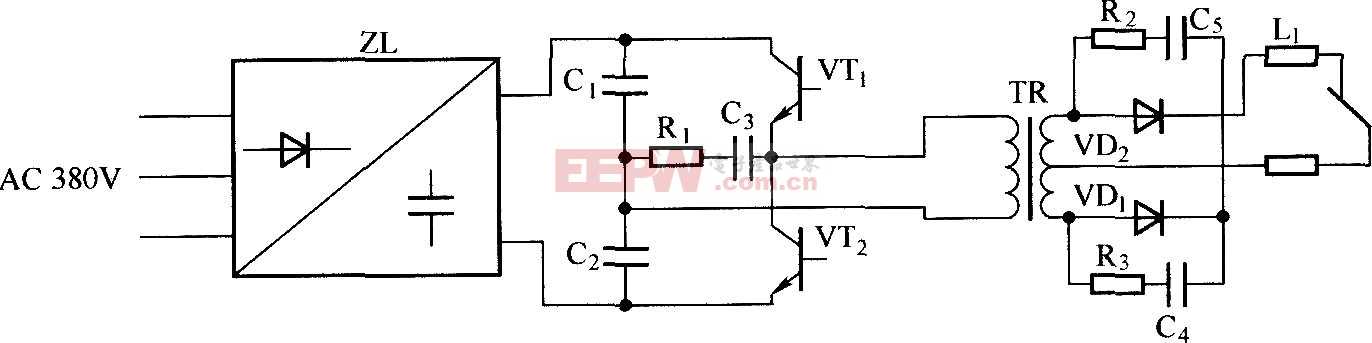 ZX7—315型弧焊电源工作原理图